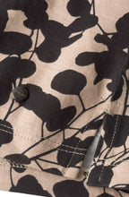 Caramel & Black Print Top