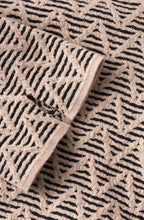 Caramel Patterned Knit Sweater