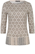 Caramel Patterned Top