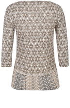 Caramel Patterned Top