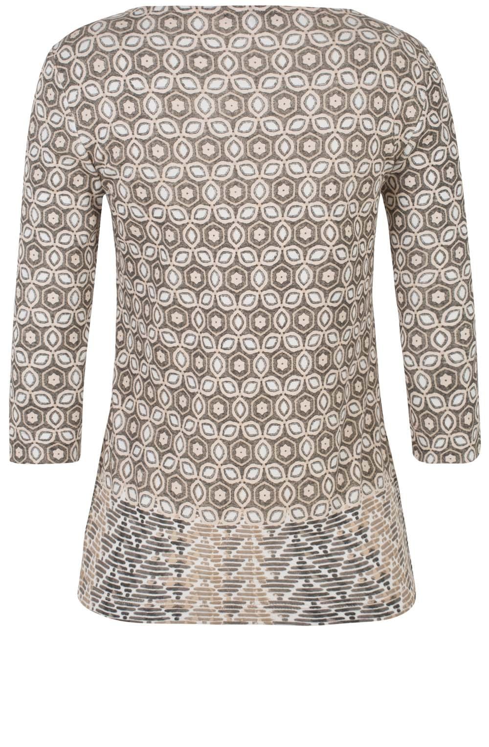 Caramel Patterned Top