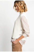 Chalk White Knit Slip Over