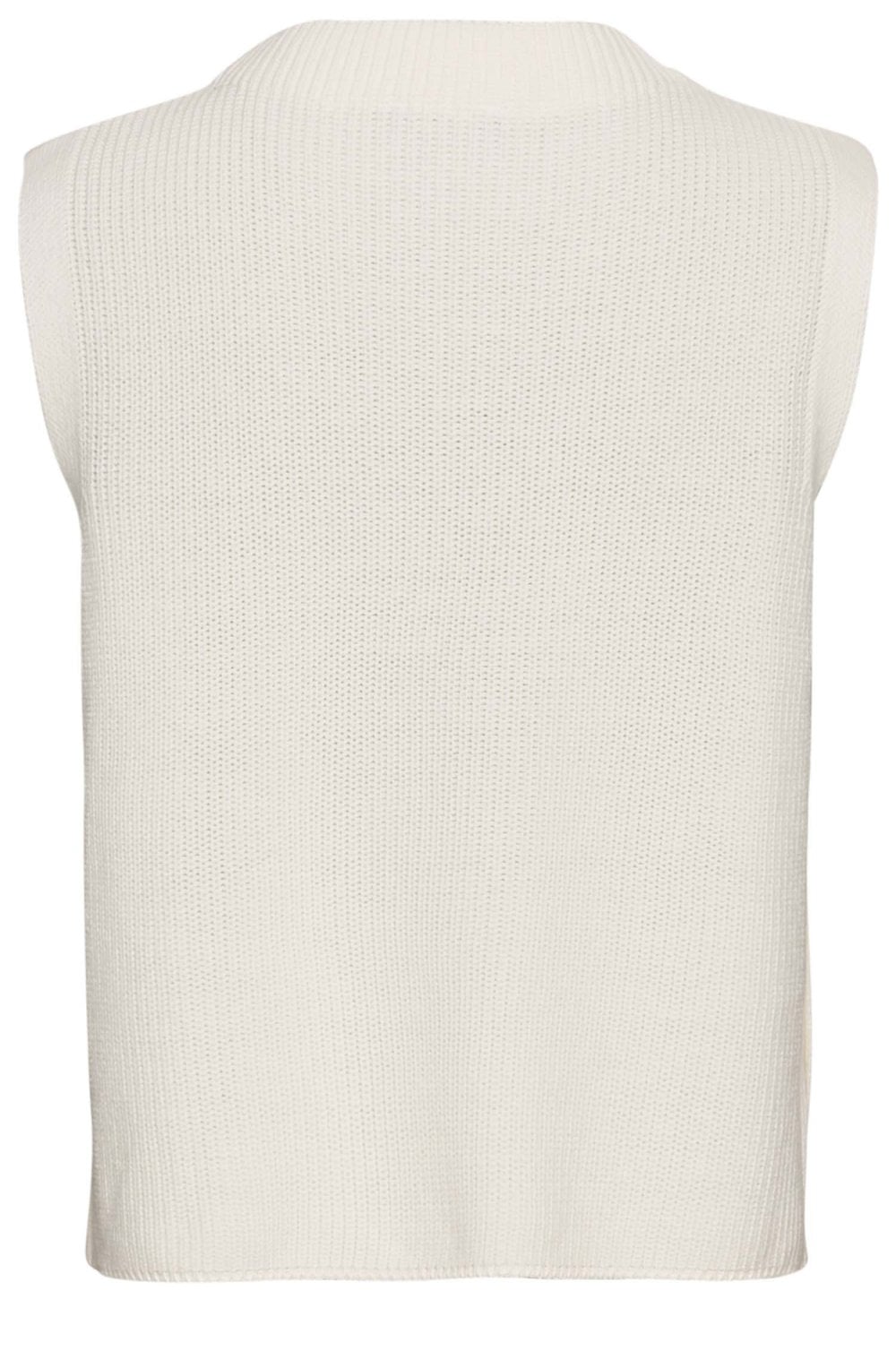Chalk White Knit Slip Over