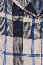 Check Hooded Cardigan