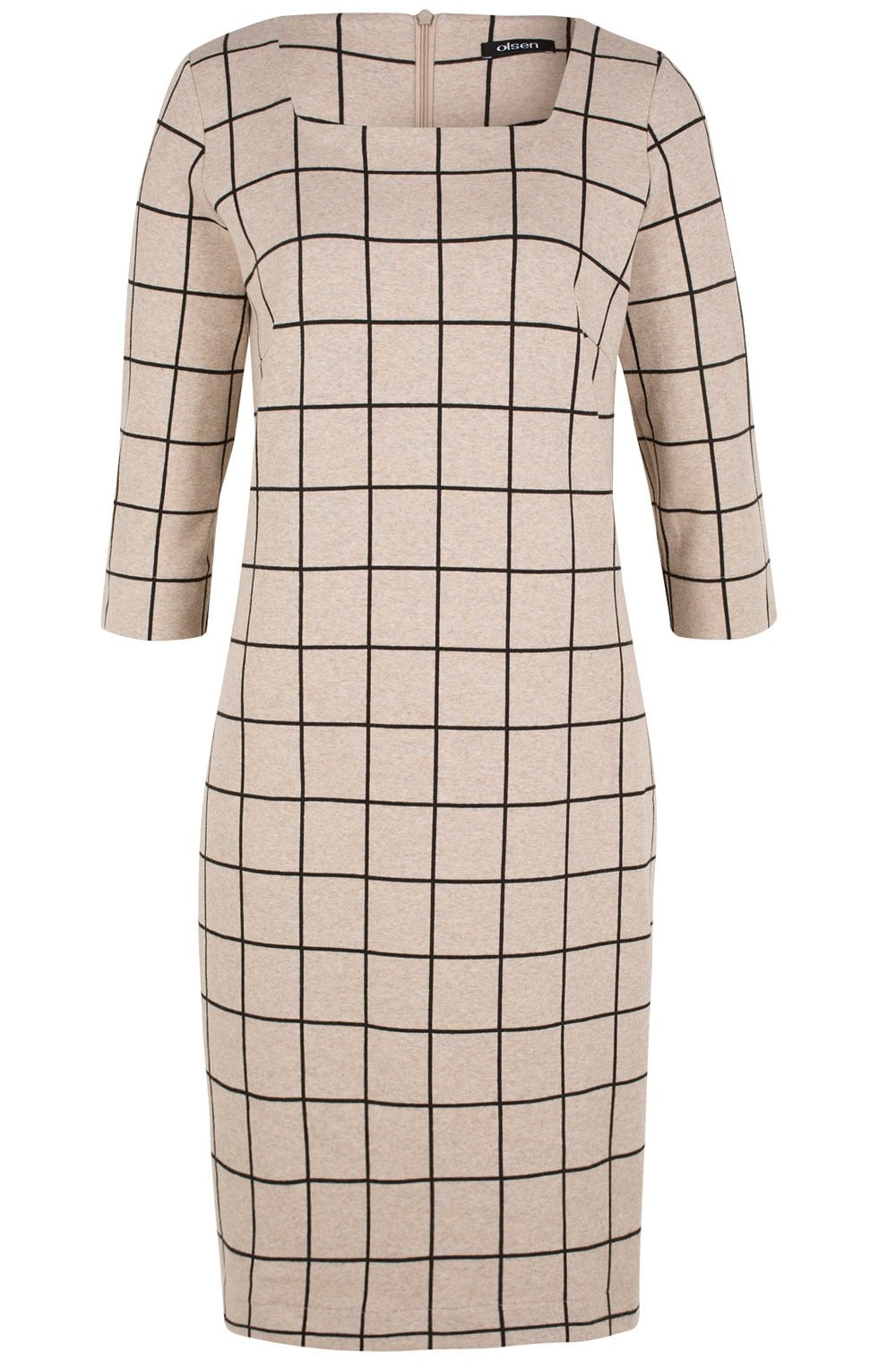 Check Print Dress
