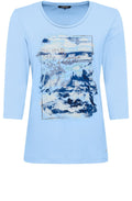Ciel Blue Go With The Flow Edda Top
