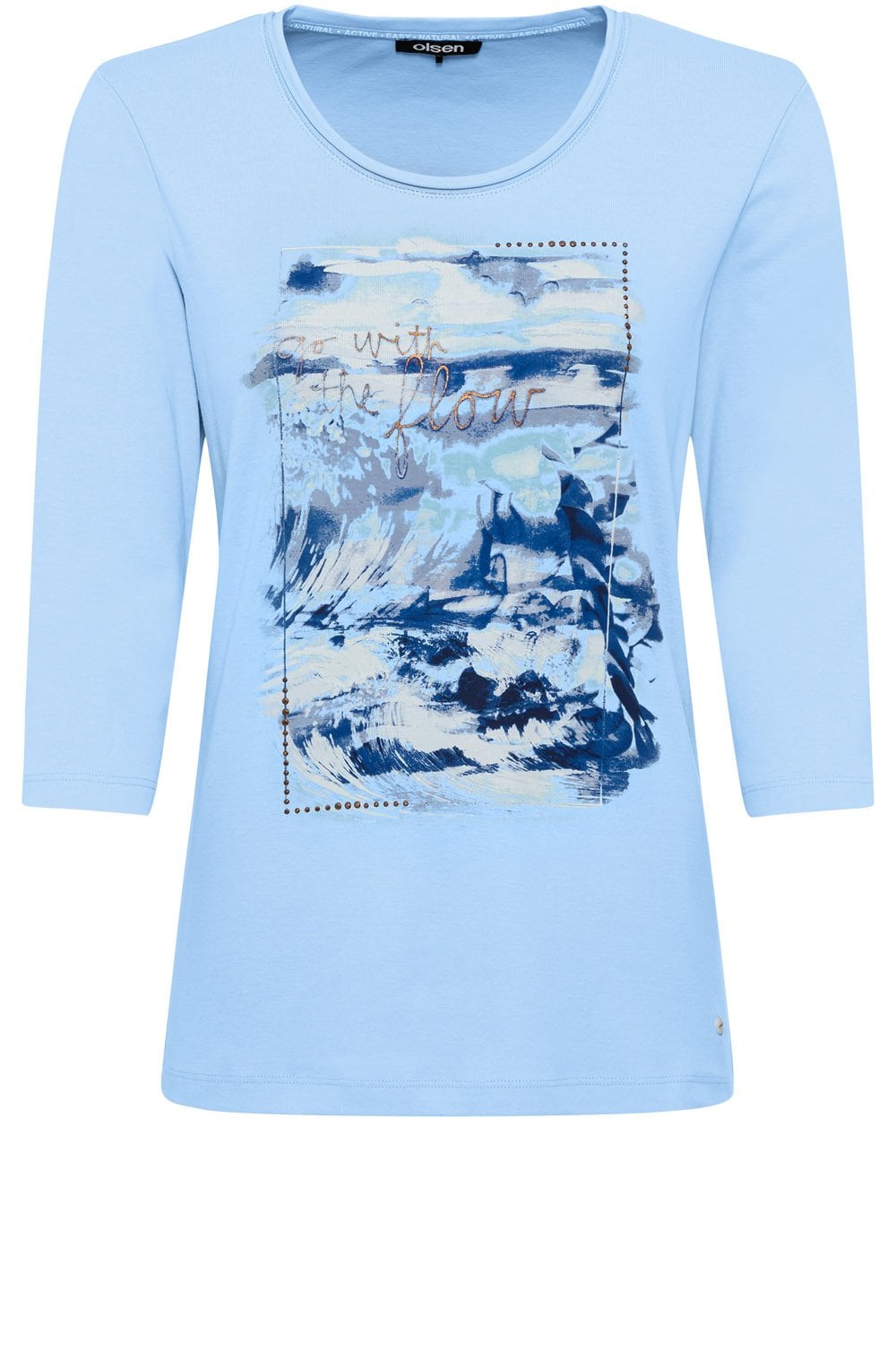 Ciel Blue Go With The Flow Edda Top