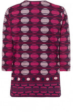 Circular Print Jersey Top