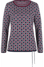 Circular Print Knit Jumper
