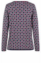 Circular Print Knit Jumper