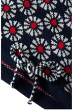Circular Print Knit Jumper