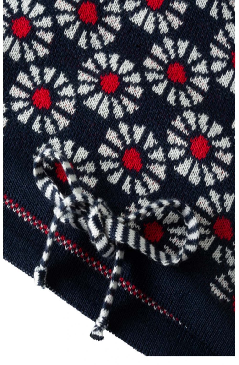 Circular Print Knit Jumper