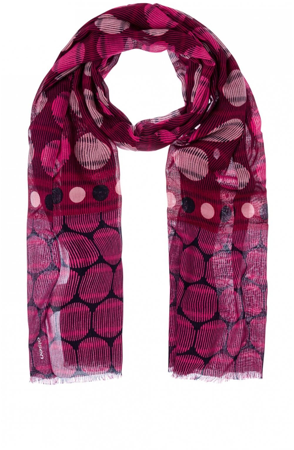 Circular Print Scarf