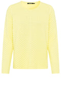 Citron Diagonal Knit Jumper