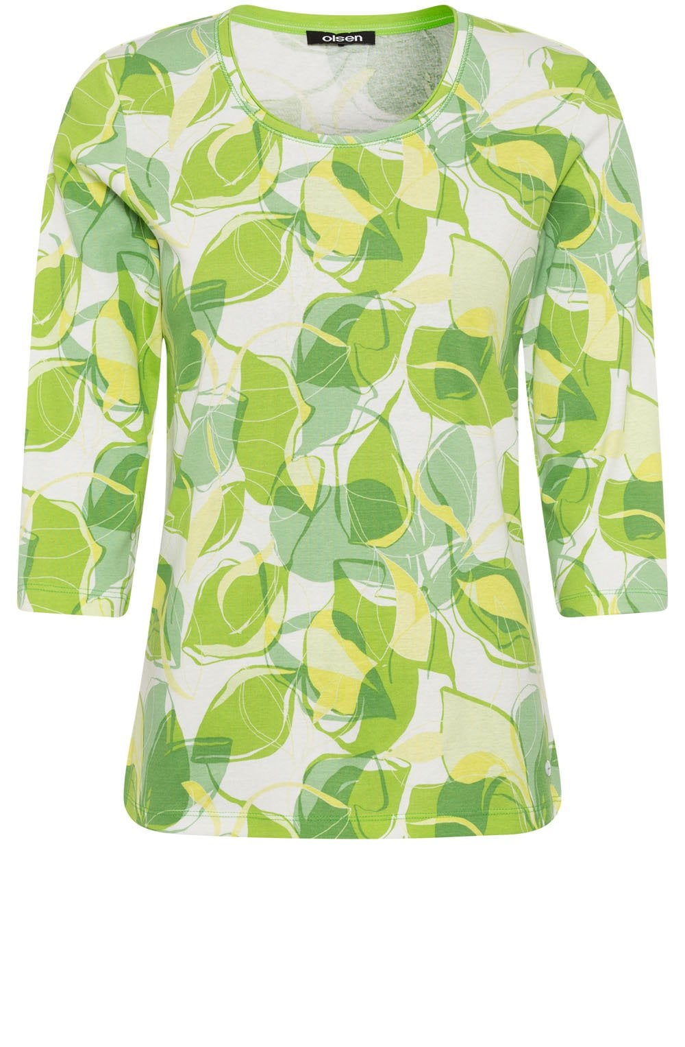 Citron Leaf Design Edda Top