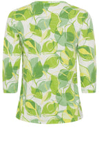 Citron Leaf Design Edda Top