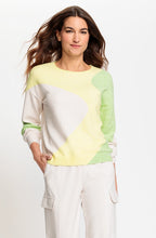 Citron Melange Abstract Design Cora Jumper