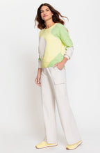 Citron Melange Abstract Design Cora Jumper