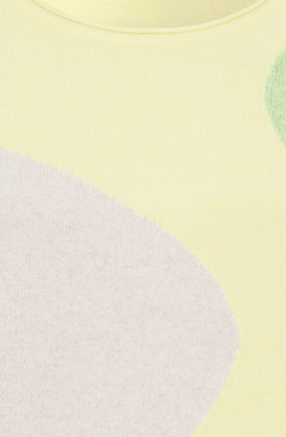 Citron Melange Abstract Design Cora Jumper