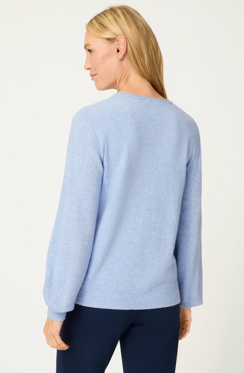 Cloud Blue Balloon Sleeve Henny Jumper