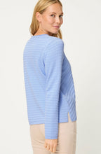 Cloud Blue Diagonal Knit Henny Jumper