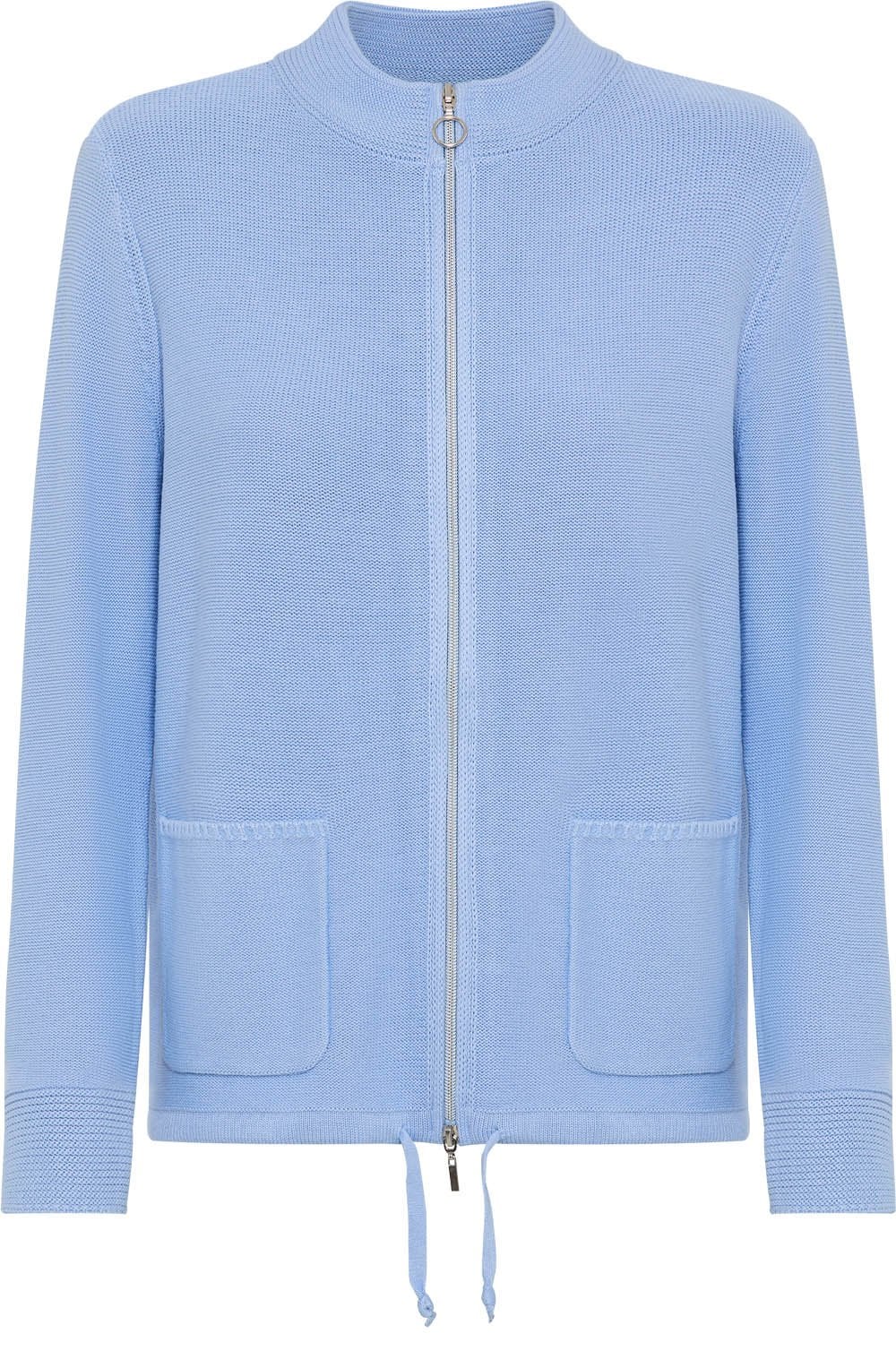 Cloud Blue Drawstring Henny Cardigan