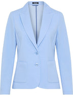 Cloud Blue Jersey Blazer