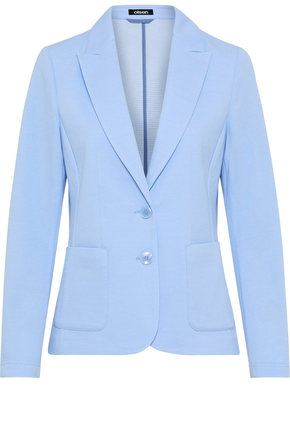 Cloud Blue Jersey Blazer