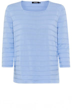 Cloud Blue Square Neck Henny Jumper