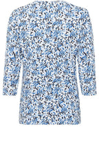 Cobalt Blue Patterned Top