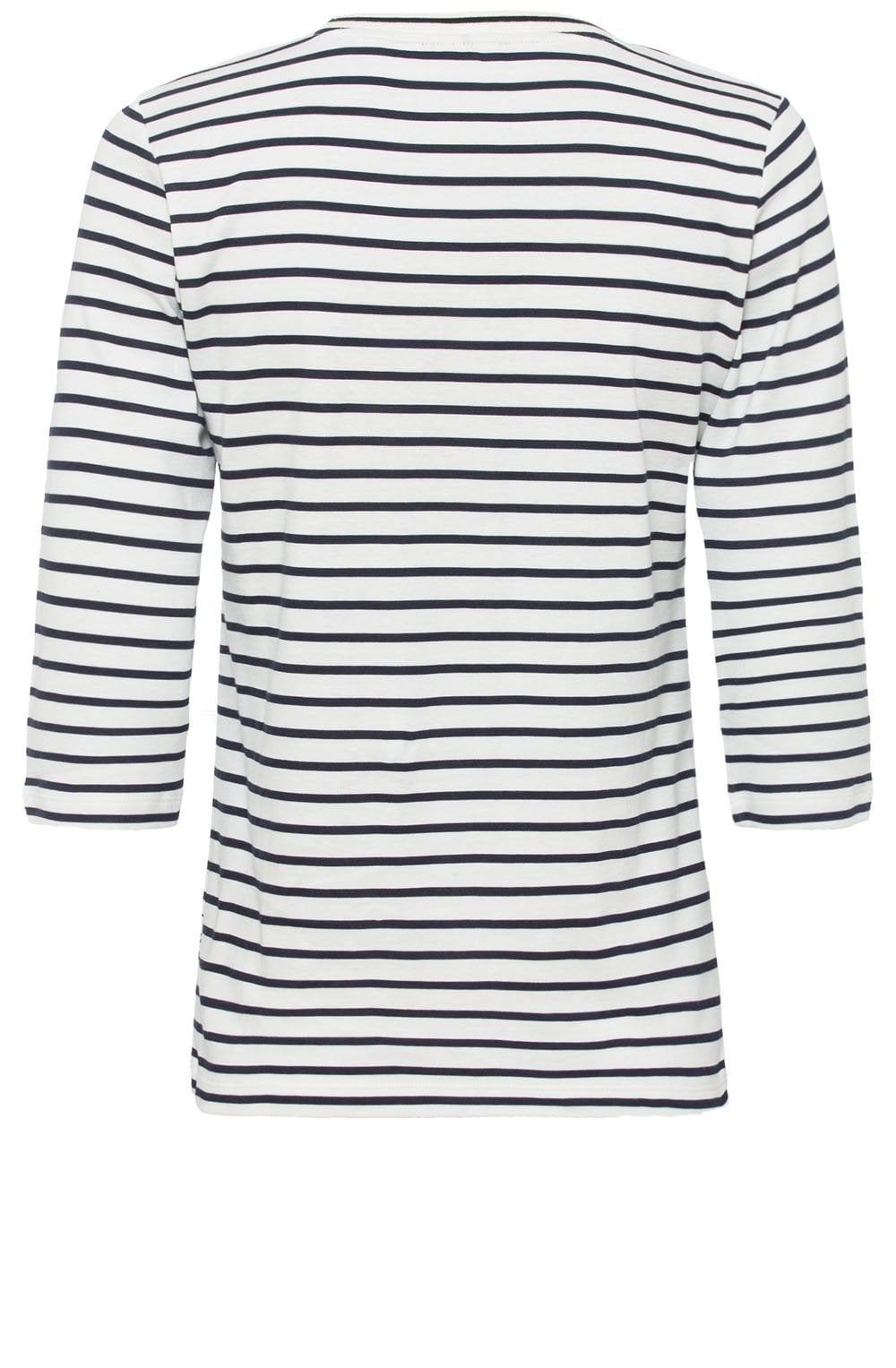 Cobalt Blue Stripes and Floral Top