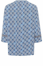 Cobalt Blue Tunic Style Bouse
