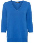 Cobalt Blue V Neck Jumper