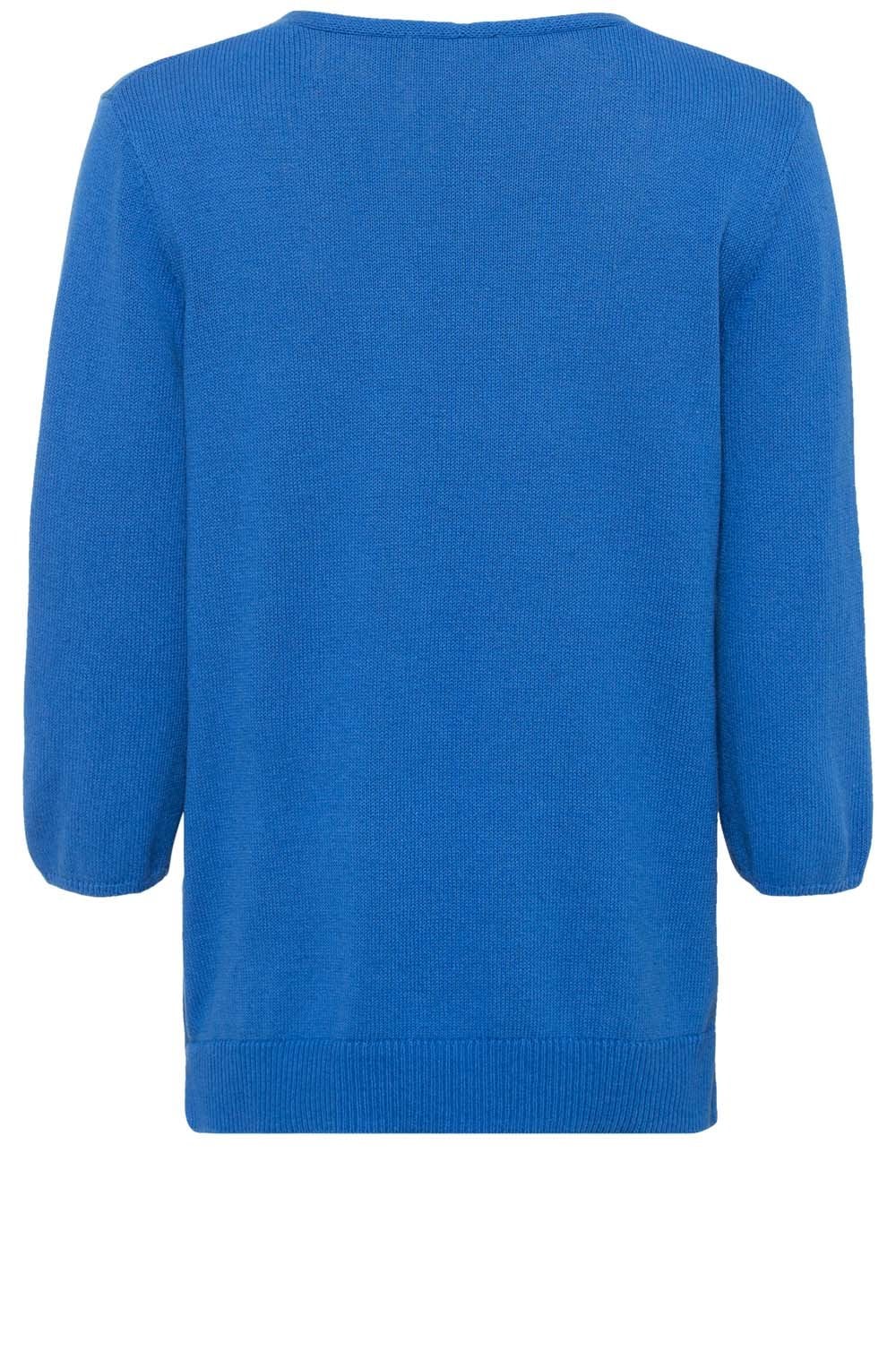 Cobalt Blue V Neck Jumper