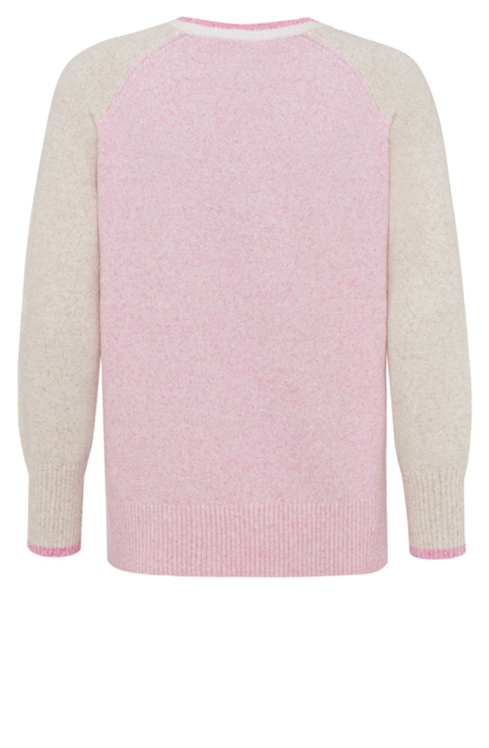 Colour Block Fine Knit Jumper