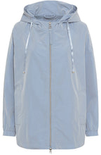 Cool Gray Blue Wind and Water Repellent Coat