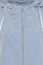 Cool Gray Blue Wind and Water Repellent Coat