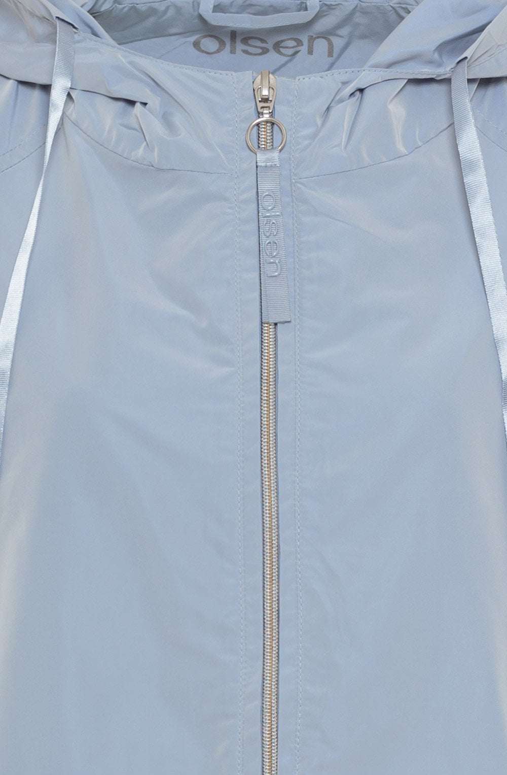 Cool Gray Blue Wind and Water Repellent Coat