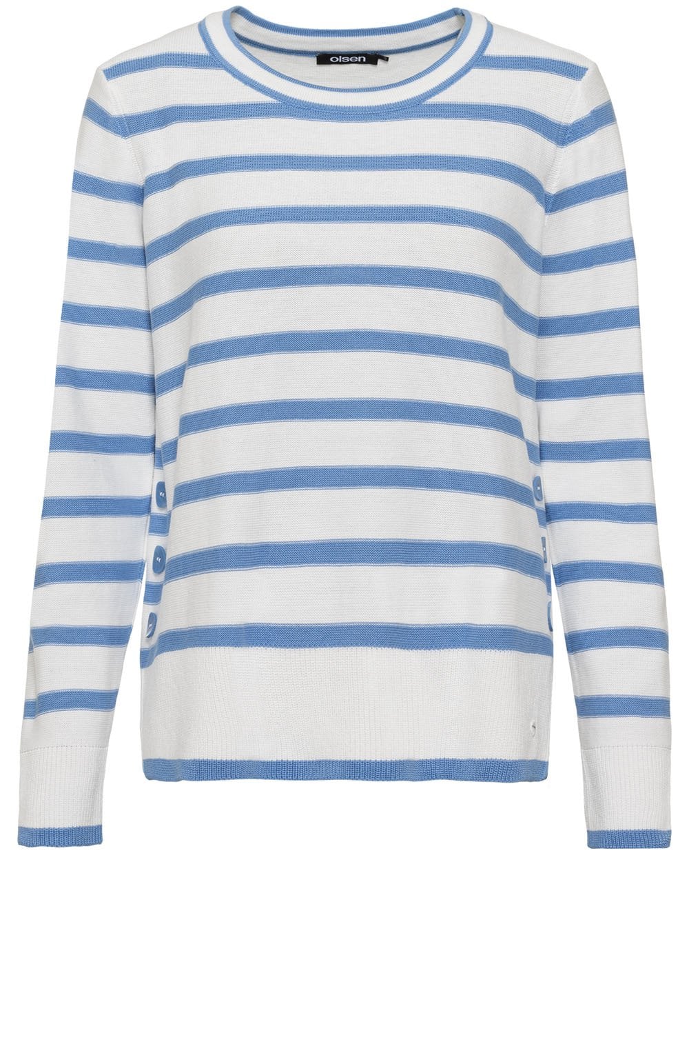 Cornflower Blue Striped Jumper