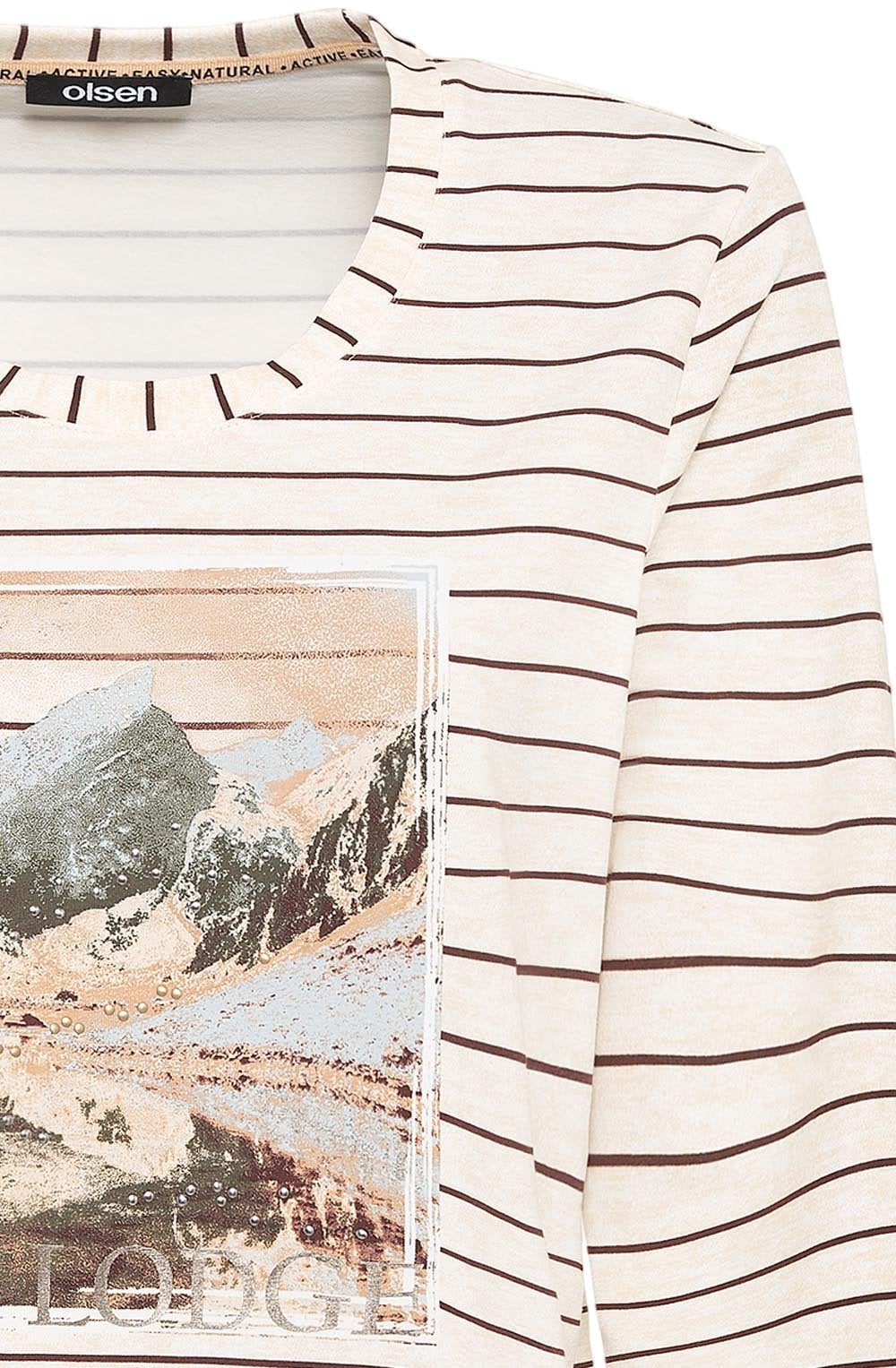 Cream Alpine Lodge Jersey Top