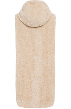 Cream Long Line Super Soft Teddy Gilet