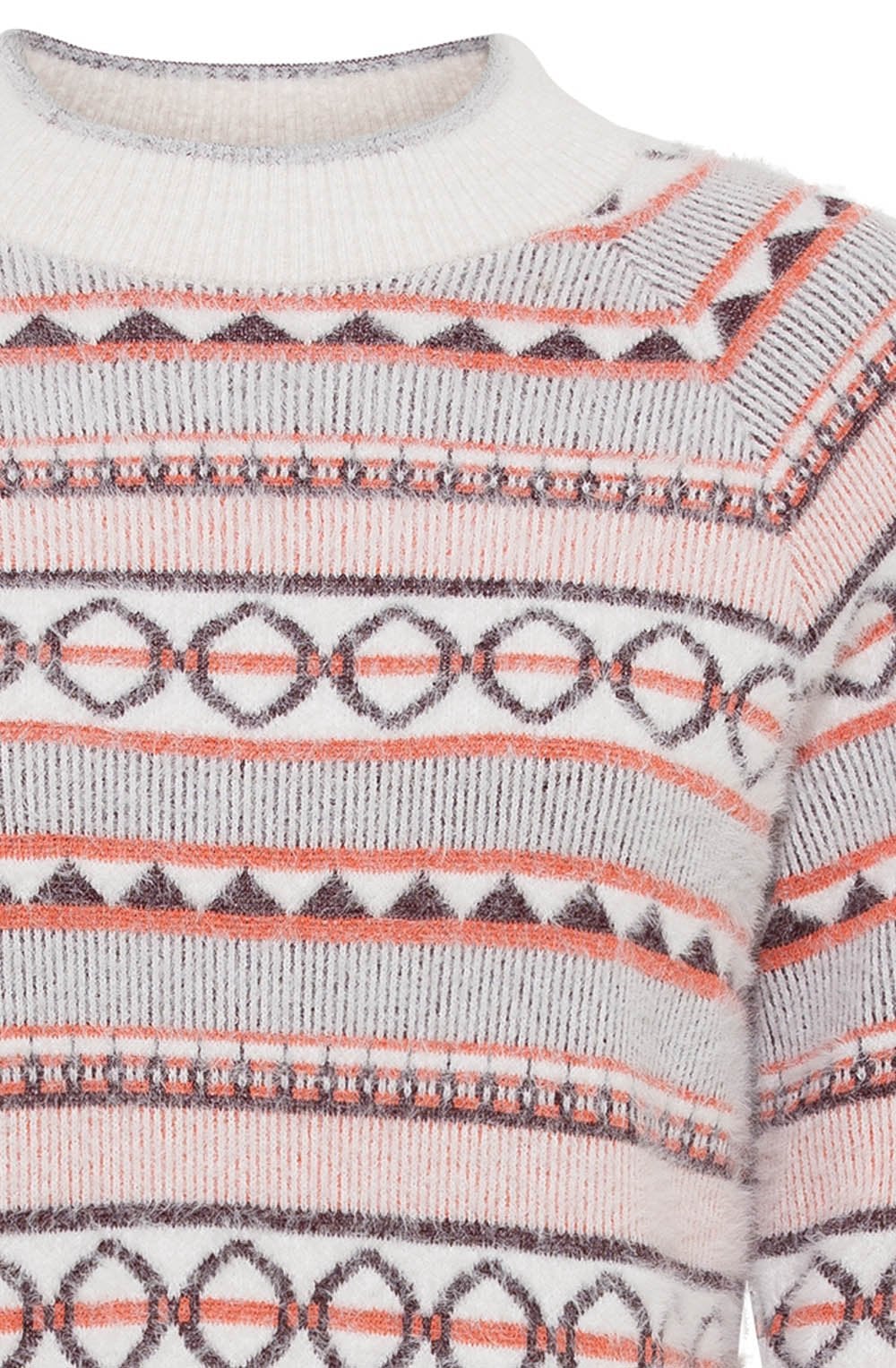 Cream Melange Super Soft Fluffy Jumper