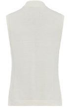Cream Quilted Front Waistcoat