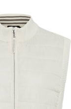 Cream Quilted Front Waistcoat
