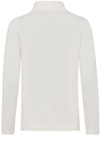 Cream Ribbed Front Cardigan