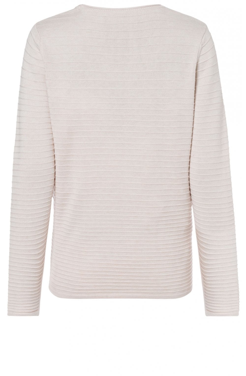 Cream Ribbed Knit Jumper