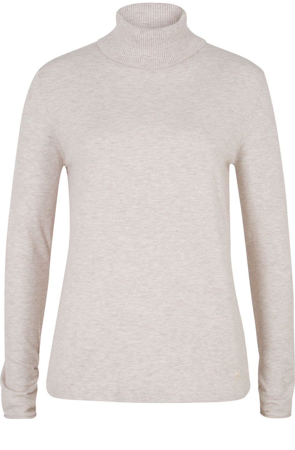 Cream Roll Neck Sweater