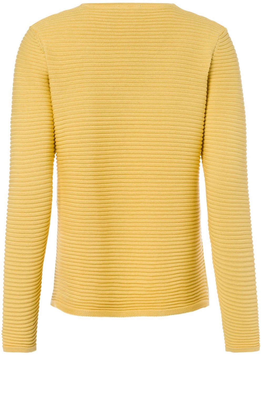 Cream Yellow Ribbed Knit Jumper