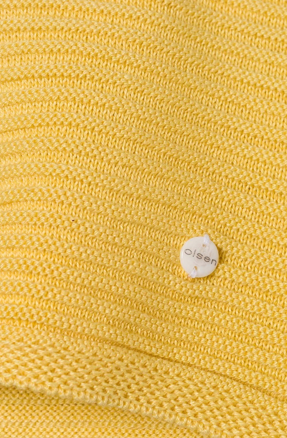 Cream Yellow Ribbed Knit Jumper