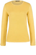 Cream Yellow Textured Knit Jumper